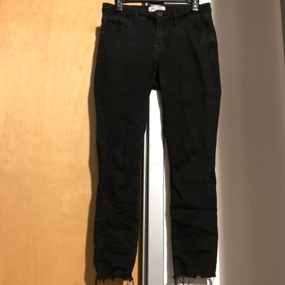 🦋 NEW Embroidered Mesh Flounce Sleeve All Black Top Semi Sheer Sleeves Women XS - Picture 14 of 16